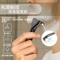 2025 nueva maquinilla de afeitar manual de aleación de zinc para hombres, maquinilla de afeitar de cabeza magnética premium - details 11