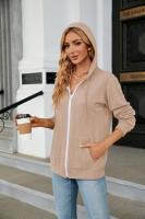 Sudadera con Capucha para Mujer Manga Larga, Bolsillo, Moda Primavera-Otoño, Tendencia 2025 - details 10