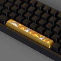 Accesorios para Teclado Gaming Inflables Dorado-Negro ESC/Retroceso/Entrar/Espacio, Diseño Detallado Artanal, Ideal para Gamers y Decoración de Teclados - details 1