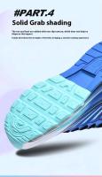 Calzado deportivo informal de alta calidad para hombre con parte superior de malla cómoda y transpirable, suela elástica, impermeable, para caminar en verano. - details 7