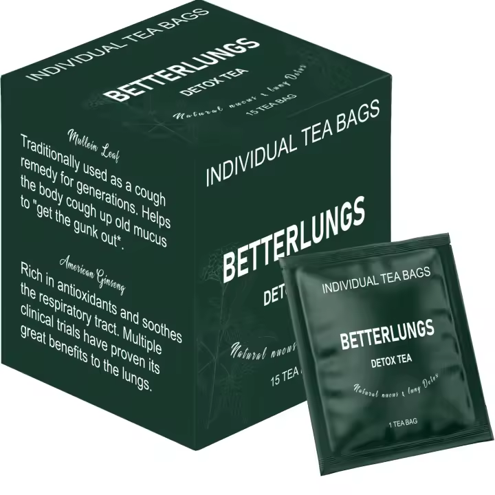 Bolsitas de Té de Hoja de Mullein para Limpiar los Pulmones y Apoyar el Sistema Respiratorio Caliente 2025 - 1