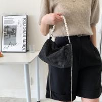 Bolso de mano de gran capacidad con diamantes de imitación, bolso de hombro con cadena de perlas, pequeño bolso cuadrado, bolso de almohada, bolso de cosméticos, bolso de hombro para mujer, fiesta - details 10