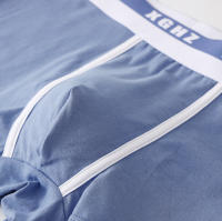 BODY & SOUL-ropa interior de algodón suave para hombre, Bóxer corto de color sólido, talla M-3XL, YT88356 - details 8