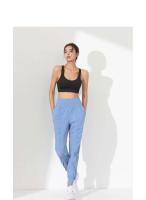 Pantalones de Yoga para Mujer de Secado Rápido Suelto, Cansado, Plisado, Bolsillos, Para Correr, Capris, Pantalones Deportivos - details 5