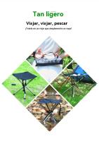 Silla plegable camping Portátil inoxidable Pesca al aire libre acero camping - details 2