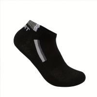 5 pares de calcetines transpirables para hombre - negros, absorbentes del sudor y cómodos, adecuados para baloncesto y uso diario - details 5