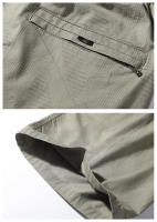 Pantalones cortos de senderismo para hombre, Shorts ligeros para trabajo al aire libre, viajes, Golf, Camping, informales con bolsillos - details 6