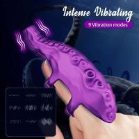 Octopus Tentacle Vibrador Anal Femenino Punto G Clítoris Estimulación Vagina 360 °   Rotación juguetes sexuales mujeres silicona consolador masturbación - details 7