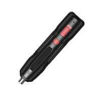 Minidestornillador eléctrico inalámbrico, herramienta eléctrica de carga USB 10.8VF/4,2 V, color negro - details 2