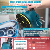 Lijadora Orbital sin Cable 150mm 6 Velocidades Motor Brushless para Pulido de Autos y Mármol Ajustable en Abrasión y Lijado - details 1