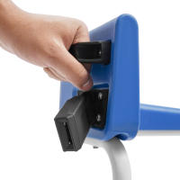 Silla de ruedas hidráulica de elevación para pacientes para el hogar, familias de sillas de ruedas de transporte, residencias de ancianos y hospitales 61*51 cm/24*20,1 pulgadas - details 3