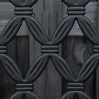 Banco de Jardín de 2 Plazas Resalto Decorativo y Soporte de Brazo para Balcón Patio Exterior - details 7