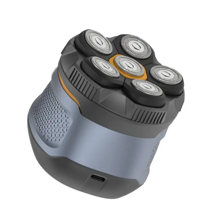 Afeitadoras de cabeza para hombres calvos, maquinilla de afeitar eléctrica magnética 6D con motor de alta velocidad de 2 engranajes para un afeitado rápido, resistente al agua IPX6, maquinilla de afeitar hipoalergénica en seco/húmedo con pantalla LED y - 1
