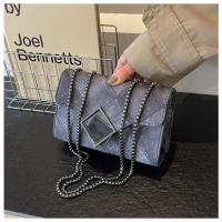 Moda PU Pequeño Bolso Cuadrado Primavera Nueva Cadena Bolso De Hombro, Bolso De Mensajero Retro Para Mujer - details 11