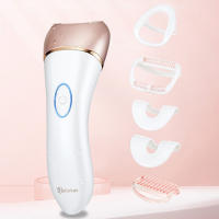 Maquinilla de afeitar eléctrica impermeable para mujer, eliminador de vello de piel para axila, depilación de piernas - details 1