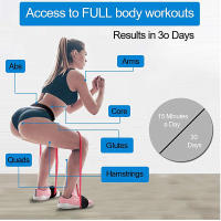Bandas de Entrenamiento de Caña Elástica Entrenador de Bounce para Fortalecemento de Piernas y Agilidad Cinturón de Cintura Ajustable Deportes y Salud - details 5