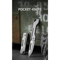 Cuchillo plegable de titanio EDC, Mini llavero, cuchillo de bolsillo, desembalaje, cuchillo exprés, cuchillo de fruta - details 0