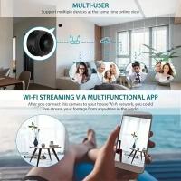Cámara de Vigilancia inalámbrica para el hogar, Monitor de seguridad para exteriores e interiores, WiFi, Min - details 8