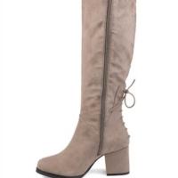 Nuevas botas de hombre con tacón grueso versátiles 40-43 Zapatos de mujer puntiagudos de gran tamaño Botas - details 2