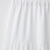 PB & ZA2025 falda acampanada de cintura alta con cintura elástica, falda larga informal que combina con todo, novedad de verano, ropa de mujer - details 10