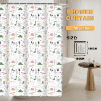 Cortina de ducha PEVA impermeable y a prueba de moho, partición de ducha gruesa para baño e inodoro, sin necesidad de perforar agujeros, enviar ganchos, sin poste - details 5