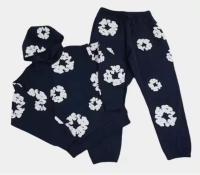 (Mejor) Y2K Sudadera de Dos Piezas para Hombre y Mujer, Sudadera de Manga Larga y Pantalones de Sudadera, Estampado Hip Hop, Conjunto de Sudadera con Capucha, Sudadera para Hombre - details 4