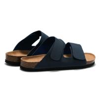 Sandalias clásicas de corcho de cuero para hombre, zapatillas, diseño de marca de lujo, Sandalias planas con correa y hebilla, zapatillas, zapatos - details 4