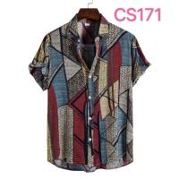 Camisa casual estampada de manga corta para hombre, novedad de verano 2021 - details 13