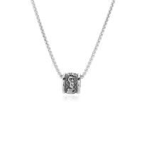 Collar de Acero Inoxidable con Perlas Pixiu Fuerte Suerte para Hombres - details 1