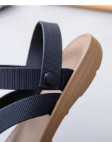 Sandalias para hombre al aire libre antideslizantes chanclas populares de estilo coreano, zapatos de playa de moda que combinan con todo, sandalias casuales resistentes al desgaste - details 2