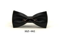 Pajarita de mariposa de PU para hombre, lazo de bigote de Metal, corbatas para caballero y adulto, fiesta de noche de boda - details 4