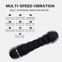Consolador de silicona suave para adultos, vibrador de 10 modos, Motor fuerte realista, estimulador del punto G y clítoris, masturbador femenino, Juguetes sexuales - details 6