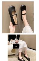 Zapatillas Casuales para Mujer Suaves, Cuerda Redonda, Punta Abierta, Tacón Plano, Ideal para Vestido de Verano - details 5