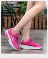 Zapatos deportivos de marca para mujer, zapatos tonificantes para aumentar la altura de 5 Cm, zapatillas de deporte con cuña, zapatos mecedores transpirables, zapatos con plataforma para sacudir - details 13