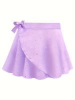 Falda Tutú de Ballet para Niñas con Lentejuelas - Vestido de Baile de Princesa para Entrenamiento y Actuaciones, Poliéster Transpirable, Tela No Elástica - details 4