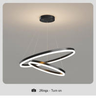 LEFANGXING Luces Colgantes LED Lámpara de Estair de Albúmino para Sala de Estar - details 11