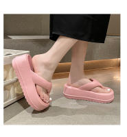 Nuevas chanclas de EVA para mujer, zapatillas frías de suela gruesa, ropa de verano que aumenta las zapatillas de playa de suela blanda - details 23