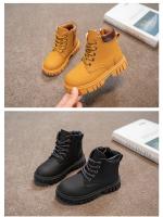 Botas Cortas De Cuero Para Niños Y Niñas Moda Comodidad Deportivas Casuales Antideslizantes Invierno Talla True Fit Para Edad 7-13 Unisex - details 8