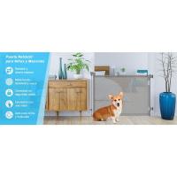 Wodondog Puerta Extensible para Bebés, Barrera de Seguridad para Niños y Perros, Barreras Retráctiles de 0-150 cm para Pasillos de Escaleras, Interior y - details 0