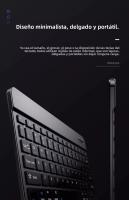 Kit Teclado y Ratón Bluetooth 5.3 Español - Diseño Ultradelgado 7", Teclado Silencioso con Carga Rápida 44 Días, Ratón Portátil Metalizado - Compatible iOS/Android/Windows para Oficina y Hogar - details 13