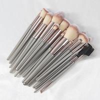Set de 20 Piezas de Maquillaje de Champán Dorado Brochas Suaves para Base y Sombras de Ojos - details 4