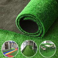 Simula césped artificial verde, alfombra antideslizante de ocio, decoración de jardín y patio. - details 4