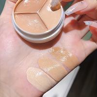 Paleta de correctores de Mousse cremoso, cobertura de ojeras, resaltado mate, ilumina el tono de la piel, crema correctora hidratante facial, 1 ud. - details 1