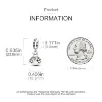 LAZA-Colgante de Plata de Ley 925 para mujer, abalorio para pulsera, collar, regalo de joyería fina, gran oferta - details 59