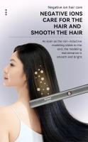 Kemei-plancha de pelo profesional de cerámica para mujer, placa flotante de doble voltaje, herramientas de peinado, KM-2064 con pantalla LCD - details 3