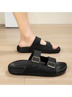 Nuevas sandalias cómodas de verano para hombre, zapatillas de exterior con suela gruesa y hebilla de cinturón, zapatillas de casa de exterior con suela gruesa para hombre - details 4