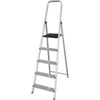 Escalera de Aluminio, Multiusos, Antideslizante, Ligera y Resistente, Escalera Doméstica, Fácil Transporte (4 peldaños) - details 16