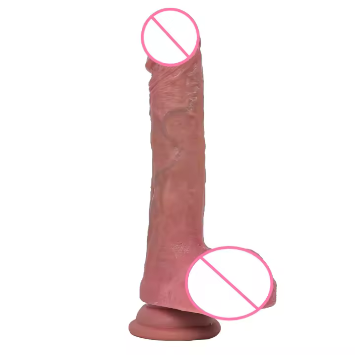 Consolador de material de silicona de simulación suave de 8,5 pulgadas con ventosa fuerte masturbador femenino juguete sexual para adultos - 1