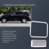 Pegatina de freno de mano para estacionamiento de coche, cubierta de marco de interruptor de freno de botón P, embellecedor para Benz ML350, GL450, AMG, W166, W176, W246, X156 - details 5