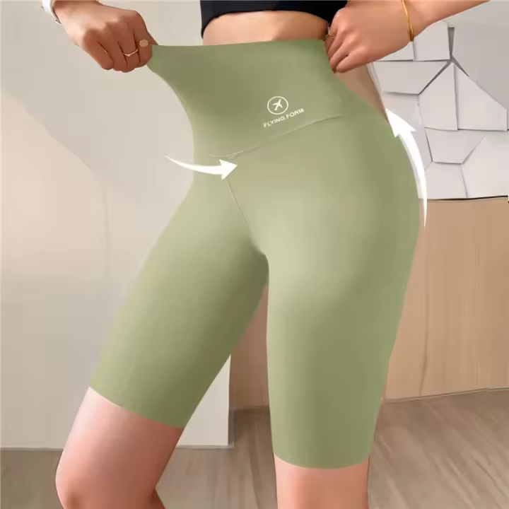 Pantalones Cortos Deportivos de Cintura Alta para Mujeres Nuevo Modelo de Ciclismo, Jogging, Fitness Leggings de Yoga - 1